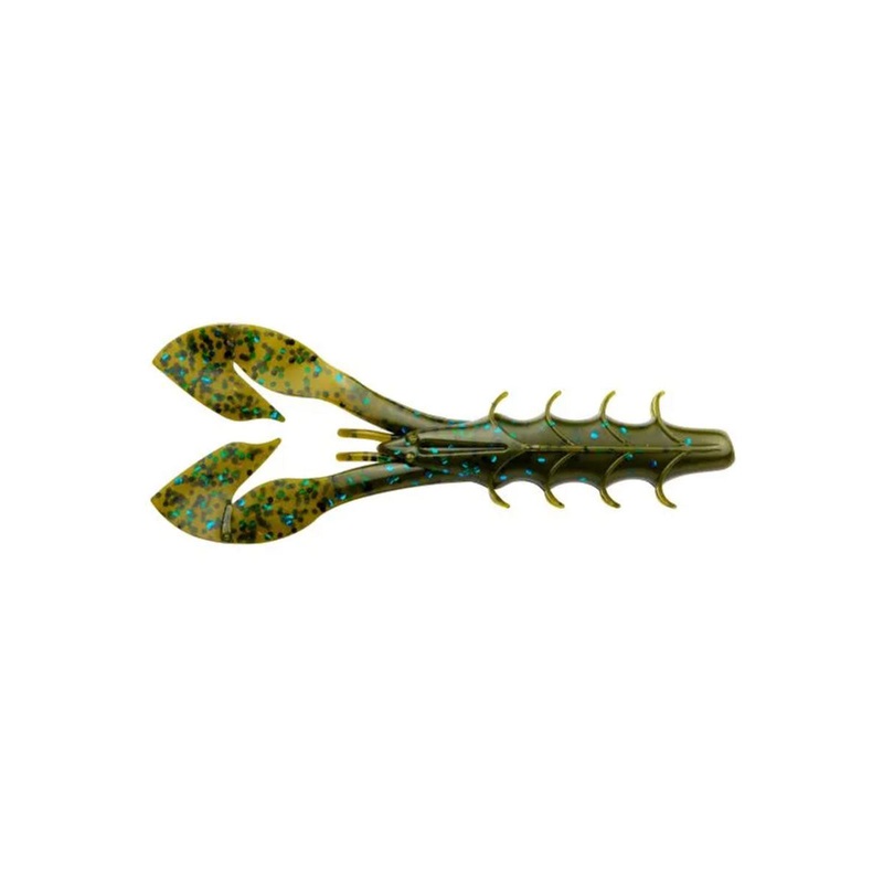 Spine Craw_Green Pumpkin Blue Fleck