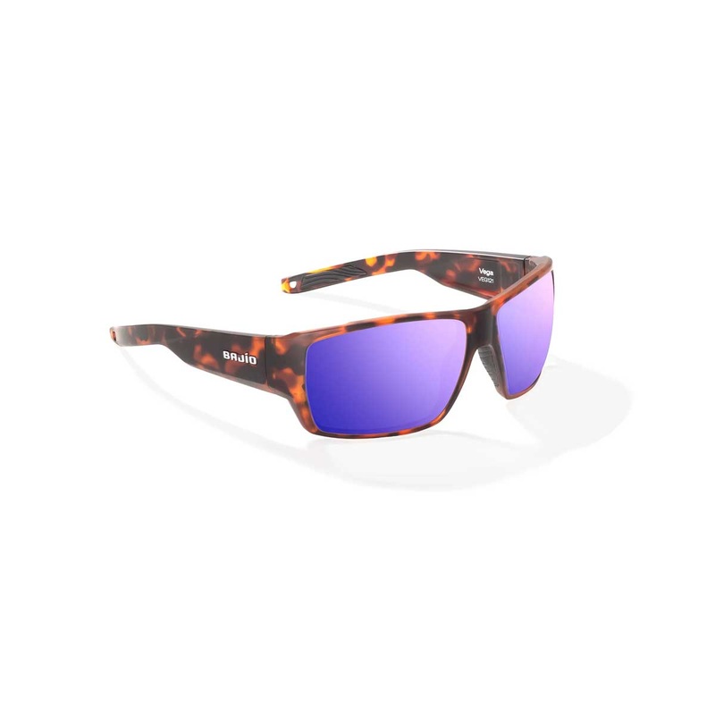 Bajio Vega Sunglasses|Brown Tortoise Matte|Violet Mirror|Polycarbonate