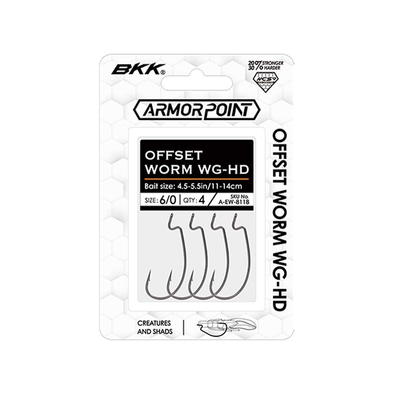 BKK Heavy Duty Offset Worm WG Hook