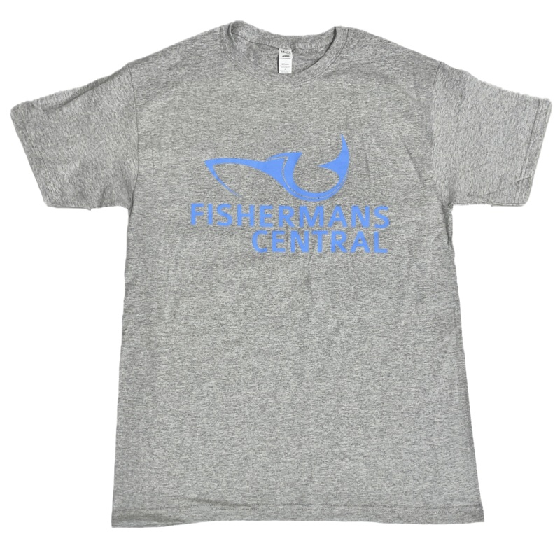 Fishermans Central Tee Shirts|Grey|M|L|XL|2X|3X