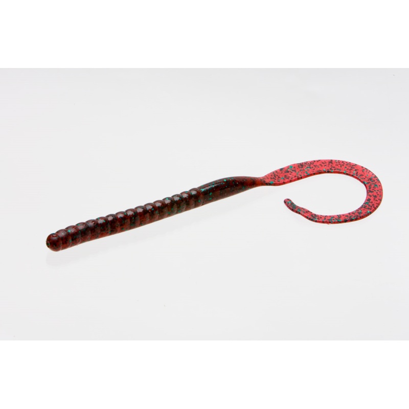 Zoom Curly Tail Worm 4|4″|Red Bug