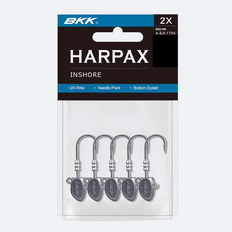 Bkk Harpax Inshore Jighead|3/8OZ – 3/0|1/6OZ – 3/0|1/4OZ – 3/0|1/2OZ – 3/0|3/8OZ – 4/0|1/6OZ – 4/0|1/4OZ – 4/0|1/2OZ – 4/0|3/8OZ – 5/0|3/4OZ – 5/0|1/4OZ – 5/0|1/2OZ – 5/0|1OZ – 5/0|3/8OZ – 6/0|3/4OZ – 6/0|1/4OZ – 6/0|1/2OZ – 6/0|1OZ – 6/0|3/4OZ – 7/0|1OZ