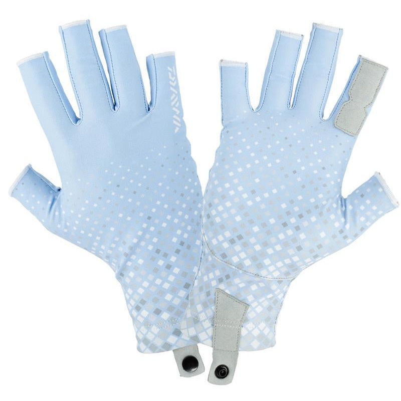 Daiwa Pro Sun Gloves Blue Prism
