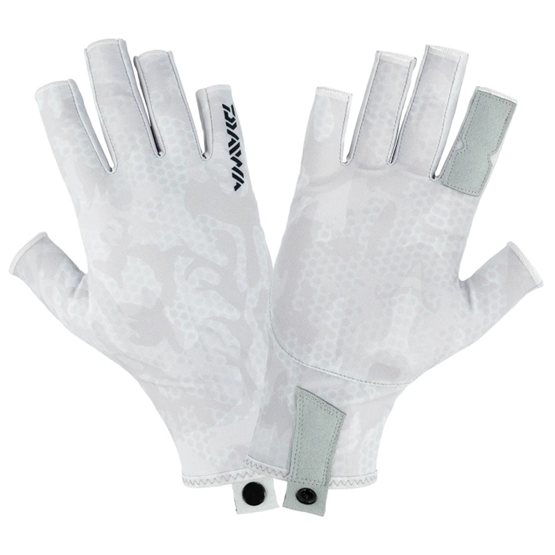 Daiwa Sun Gloves Grey Prism|S/M|L/XL|2XL+