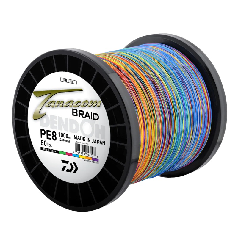 Daiwa Tanacom Braid Multi Colour
