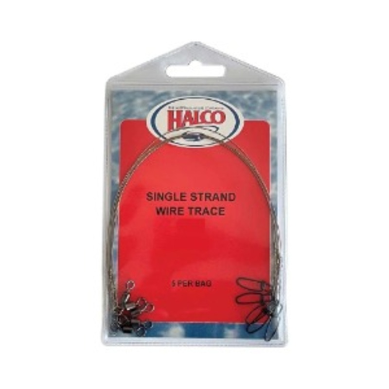 Halco Wire Trace Singlestrand|105LB 25CM|105LB 50CM