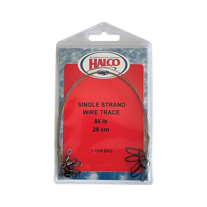 Halco Wire Trace Singlestrand|86LB 25CM|86LB 50CM