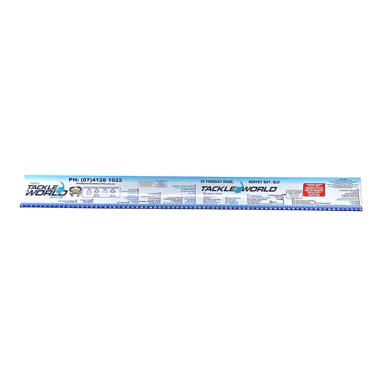 Fisho’s Tackle World 75cm Fish Measure Sticker