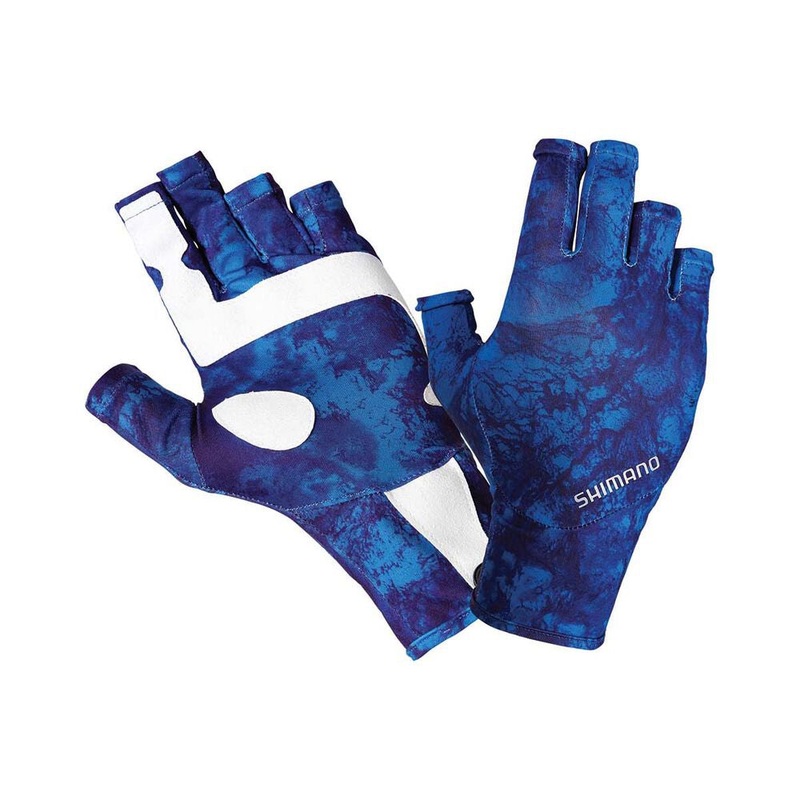 Shimano Sun Gloves Water Camo|M|L|XL