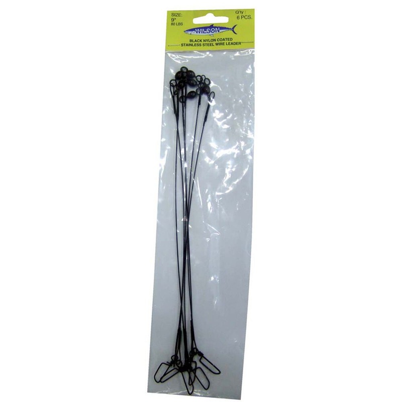 Wilson Wire Trace Deluxe 6pc|9IN 40LB|12IN 40LB|12IN 60LB|18IN 40LB|18IN 60LB|18IN 80LB