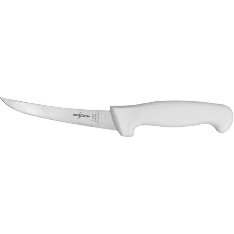 Sicut Curved Boning Knife White 6