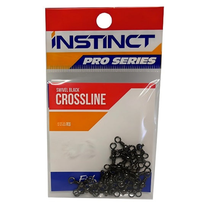 Instinct Pro Crossline Swivel|10 – 15KG – 18PK|8 – 25KG – 12PK|6 – 28KG – 14PK|4 – 35KG – 12PK|2 – 42KG – 10PK|1 – 50KG – 8PK|1/0 – 63KG – 7PK