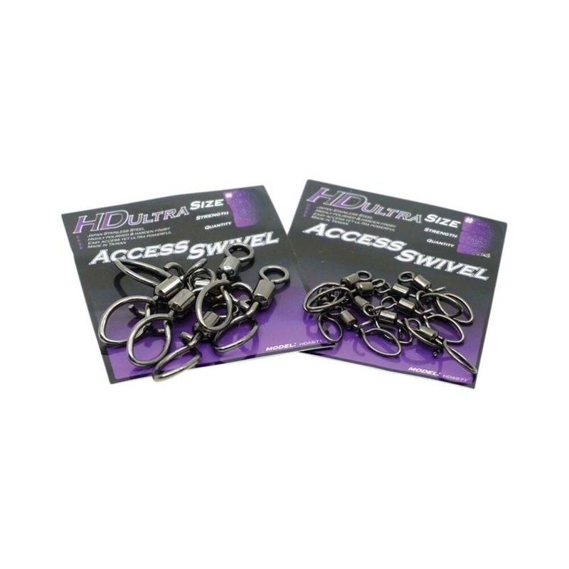 Ocean’s Legacy Access Swivel|1 – 101LB – 12PK|2 – 88LB – 12PK|1/0 – 132LB – 10PK|2/0 – 176LB – 8PK|4/0 – 287LB – 6PK