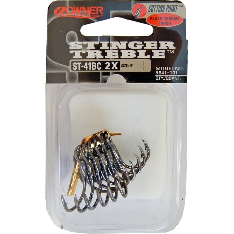Owner St-41 Treble Hooks|1 – 6PK|1/0 – 6PK|2/0 – 6PK|4 – 8PK|2 – 7PK|6 – 8PK|8 – 8PK