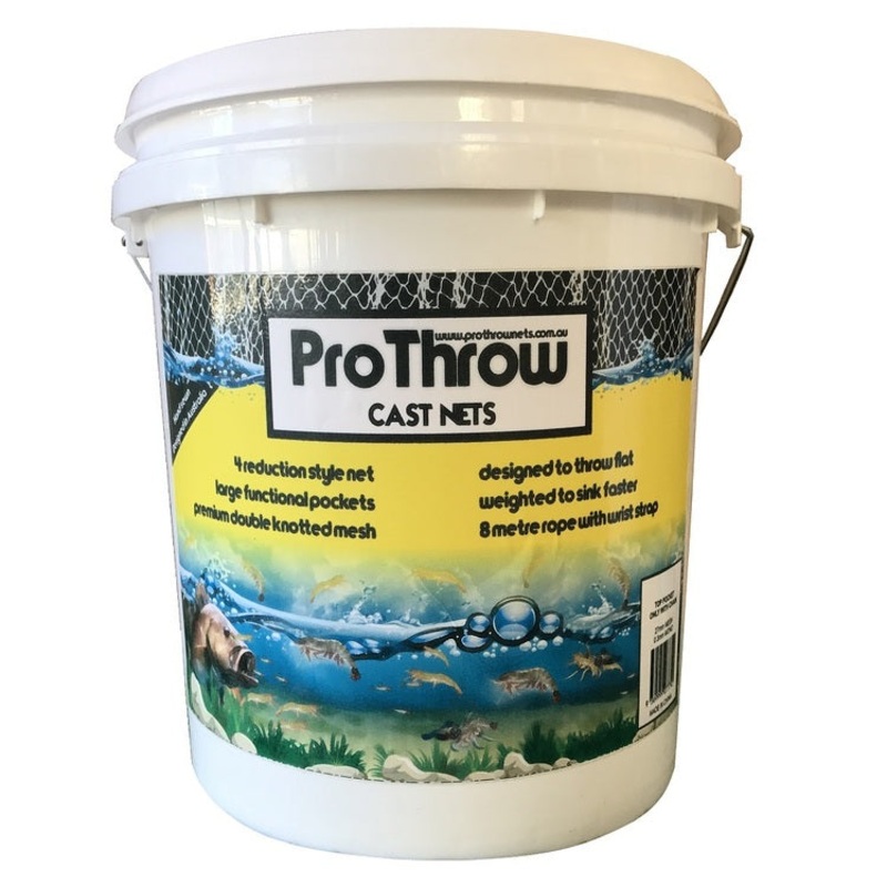 Pro Throw Cast Net Mono Mesh Top & Bottom Pocket