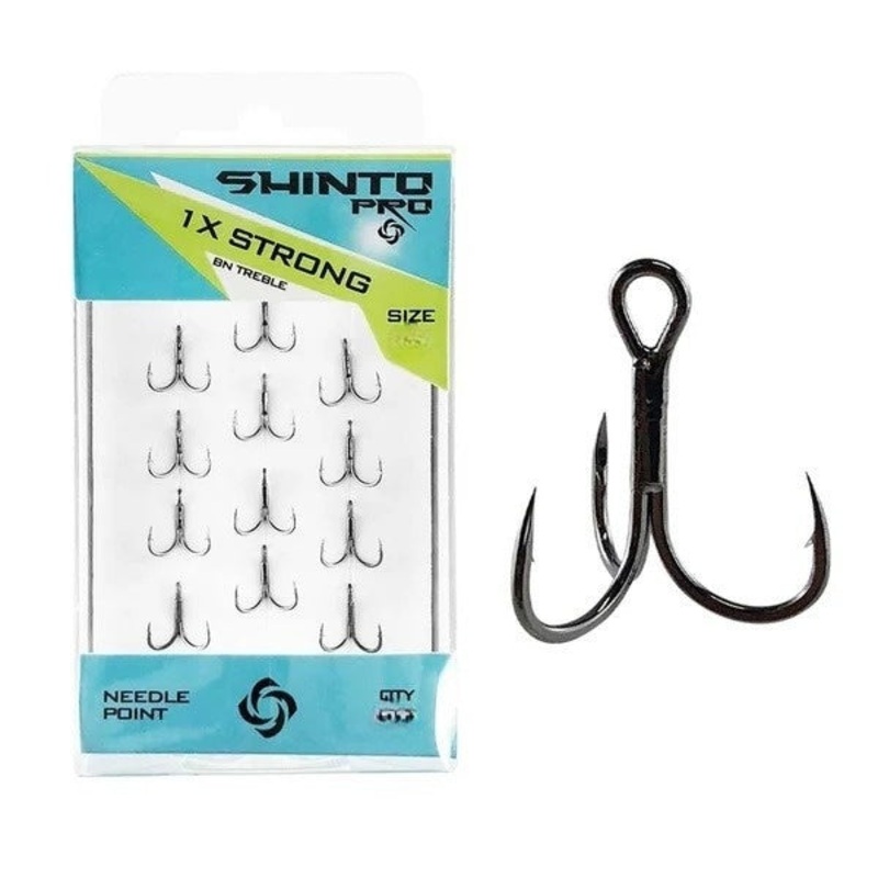 Shinto Pro 1x Strong Treble Hooks >^