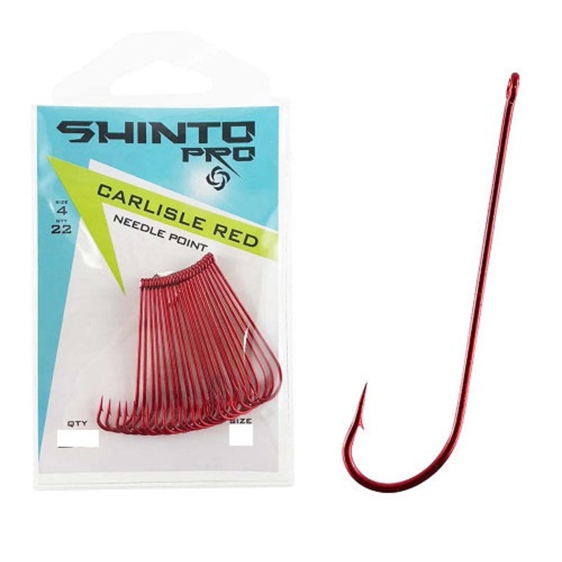 Shinto Pro Carlisle Hooks|1 – 19PK|2 – 20PK|4 – 22PK|6 – 24PK|8 – 24PK|10 – 24PK|1/0 – 18PK|2/0 – 16PK|3/0 – 14PK|4/0 – 12PK