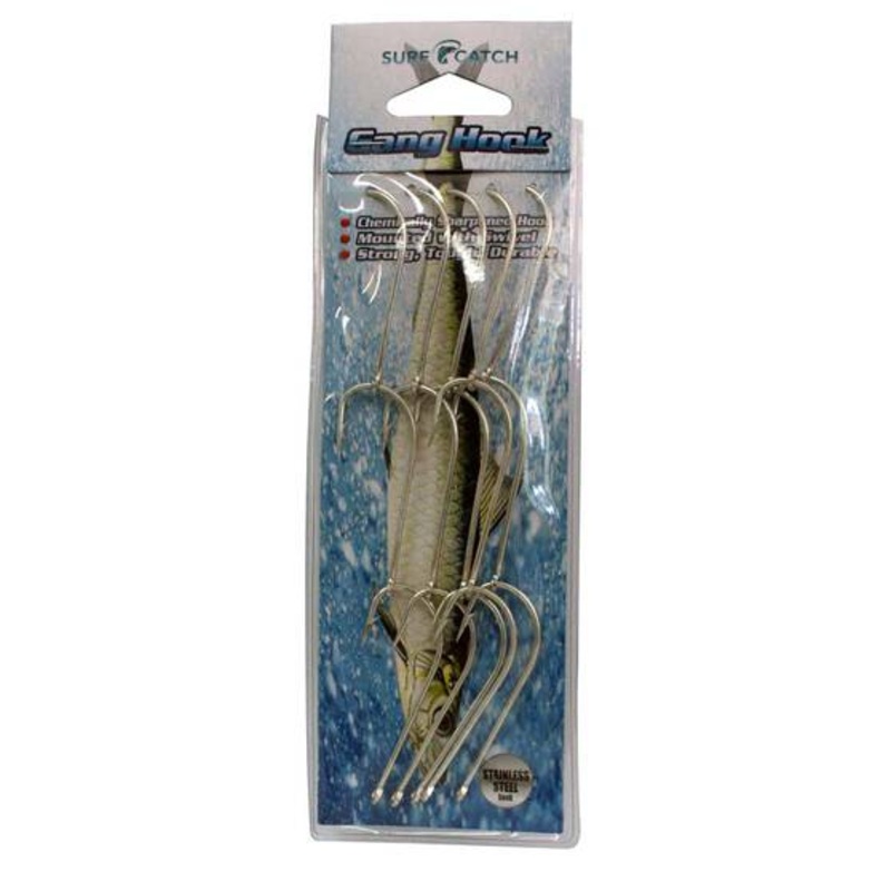 Surecatch Gang Hooks|4 – 5PK|1/0 – 5PK|2/0 5PK|3/0 – 5PK|4/0 – 5PK|5/0 – 5PK|6/0 – 5PK