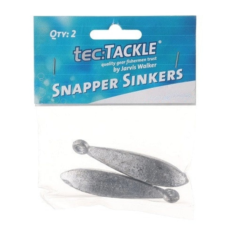 Tec Tackle Snapper Sinkers|1OZ – 3PK|2OZ – 3PK|3OZ – 2PK|4OZ – 2PK