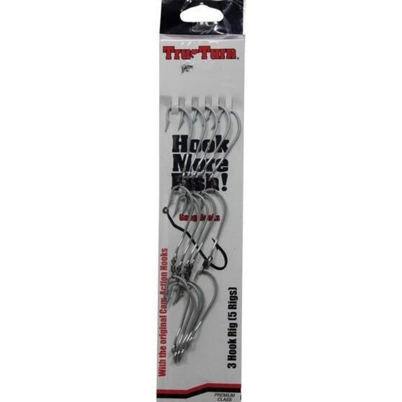 Tru Turn Gang Hook Rigs|4/0 – 5PK|5/0 – 5PK|6/0 – 5PK|1/0 – 5PK|2/0 – 5PK