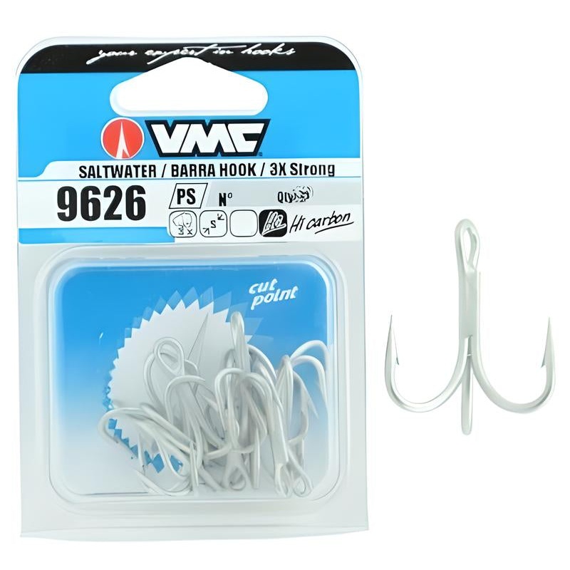 Vmc 9626ps Treble Hooks|2 – 10PK|4 – 10PK|6 – 10PK|1/0 – 10PK|2/0 – 10PK|3/0 – 10PK|4/0 – 10PK|5/0 – 10PK|1 – 10PK