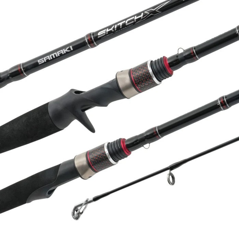 Samaki Skitch X Baitcast Rod|6’/10-20LB/1PC/SKX-601BH|6’/10-17LB/1PC/SKX-601BMH