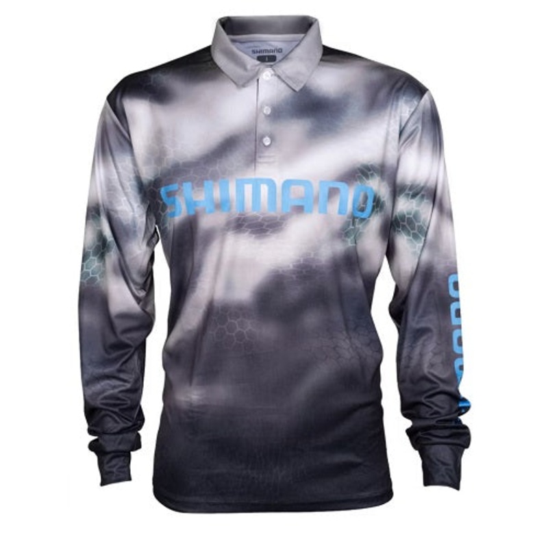 Shimano Shirt Technical Sub Charcoal Camo >