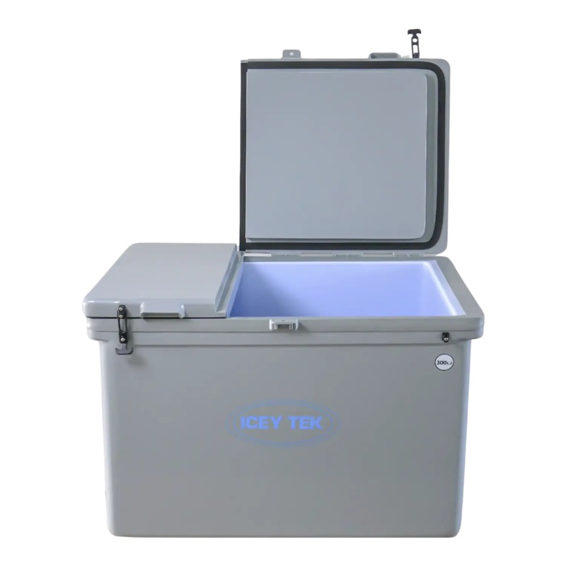 Icey Tek Cooler 300l Grey Split Lid