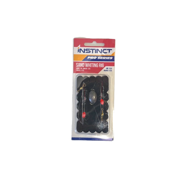 Instinct Pro Series Pre-made Sand Whiting Rig Running Sz 8 Hooks