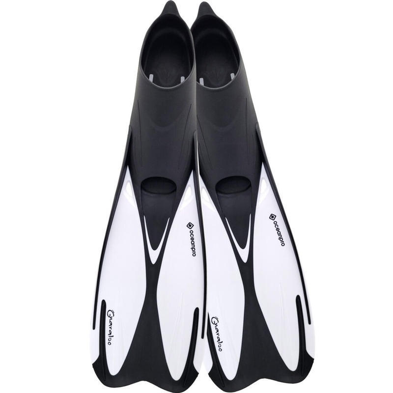 Ocean Pro Gnaraloo Fins White|XS (5-5.5)|XL (11.5-13)|L (10-11)|ML (8.5-9.5)|M (7-8)|S (6-6.5)
