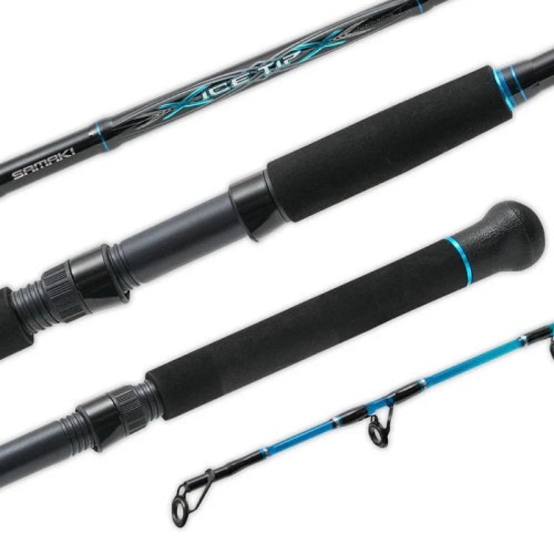 Samaki Ice Tip Spinning Rod >|5’8″/15-24KG/1PC/581SSXH|7’/6-8KG/2PC/702GPM|7’/4-7KG/2PC/702GPL|7’/2-4KG/2PC/702NT|6’6″/3-6KG/2PC/662SPL|6’6″/10-15KG/1PC/661SSH|6’6″/8-10KG/1PC/661SSM|7’/6-8KG/1PC/701SSL|7’/8-10KG/1PC/701SSM|6’/4-6KG/1PC/601SSL