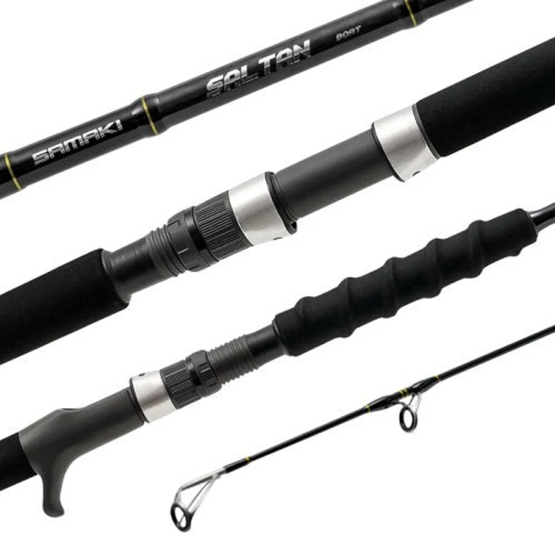 Samaki Saltan Spinning Rod|6’6″/40-60LB/1PC/661SH-R|6’6″/20-40LB/1PC/661SMH-R|7’6″/40-60LB/2PC/762SH-B|7’/60-80LB/1PC/701SXH-B|7’/40-60LB/1PC/701SH-B|7’/20-40LB/1PC/701SMH-B|6’6″/60-80LB/1PC/661SXH-R