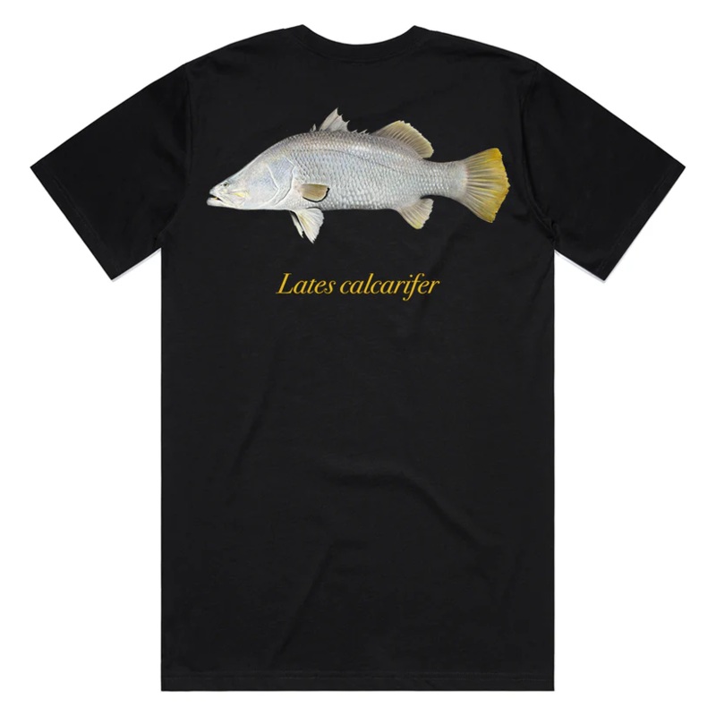 Reef Lagoon T-shirt Ss Tee Barramundi Black
