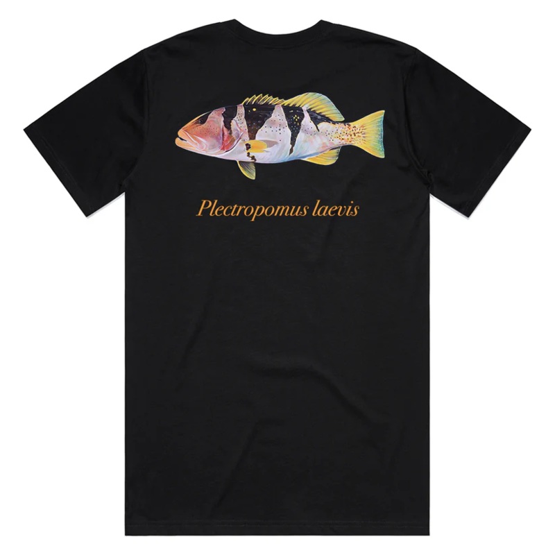 Reef Lagoon T-shirt Ss Tee Footballer Coral Trout Black