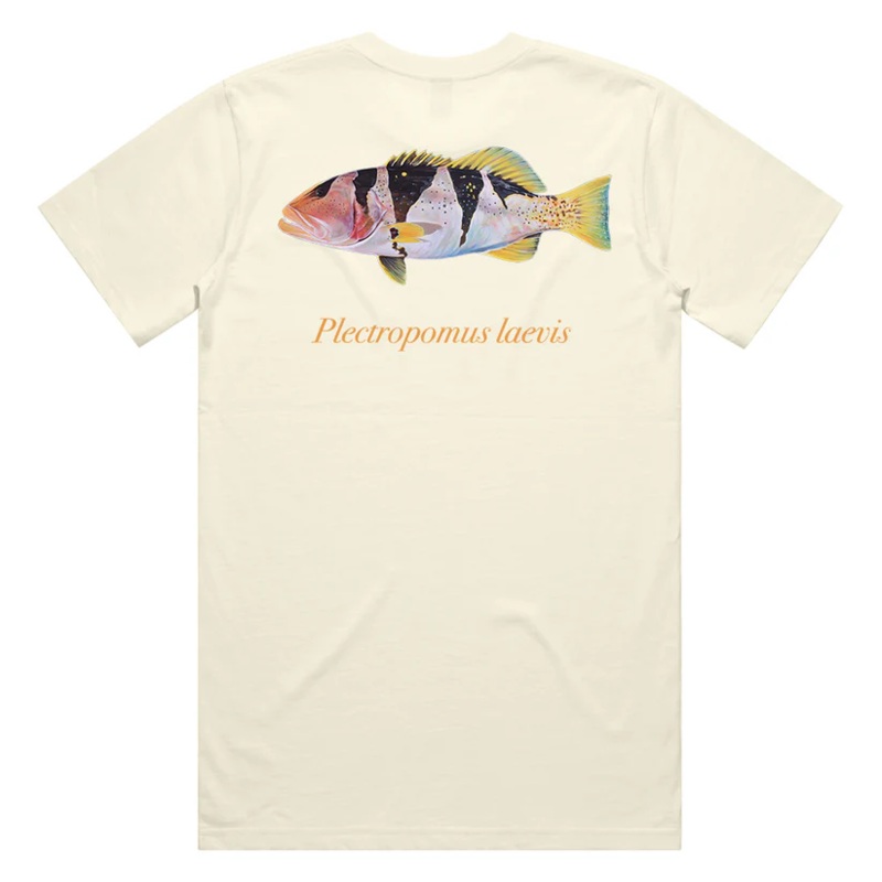 Reef Lagoon T-shirt Ss Tee Footballer Coral Trout Natural