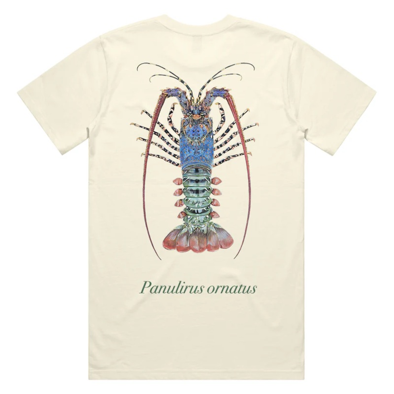 Reef Lagoon T-shirt Ss Tee Ornate Crayfish Natural