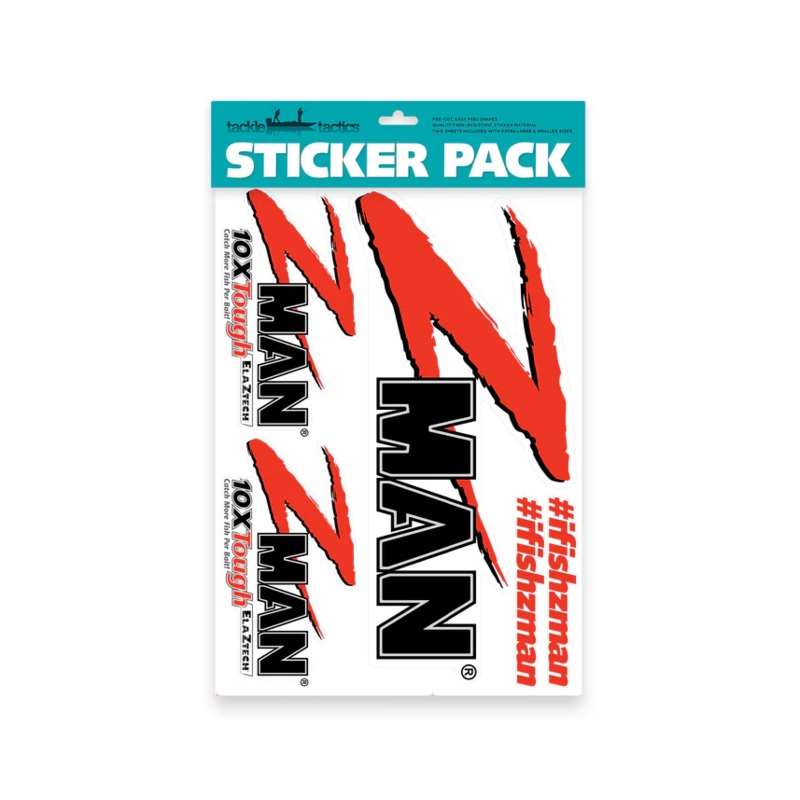 Tackle Tactics Sticker Pack A3 – Zman