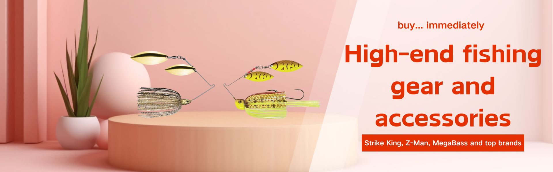 High-end fishing gear and accessories ——Strike King, Z-Man, MegaBass and top brands